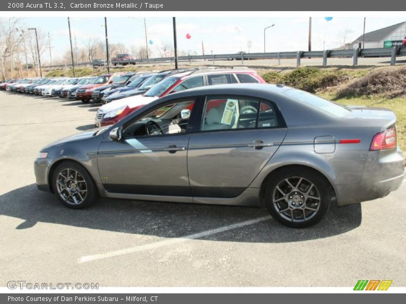Carbon Bronze Metallic / Taupe 2008 Acura TL 3.2