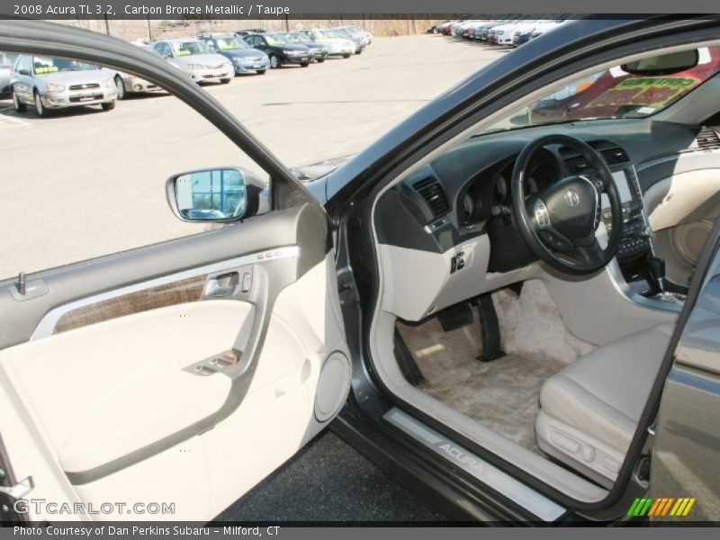 Carbon Bronze Metallic / Taupe 2008 Acura TL 3.2