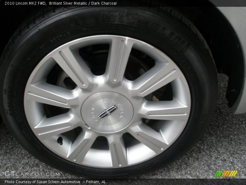 Brilliant Silver Metallic / Dark Charcoal 2010 Lincoln MKZ FWD