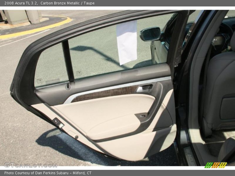 Carbon Bronze Metallic / Taupe 2008 Acura TL 3.2