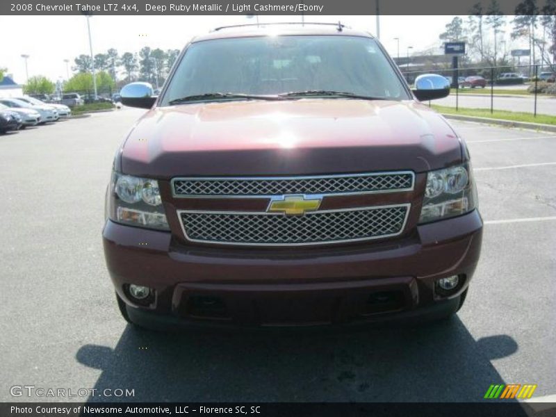 Deep Ruby Metallic / Light Cashmere/Ebony 2008 Chevrolet Tahoe LTZ 4x4