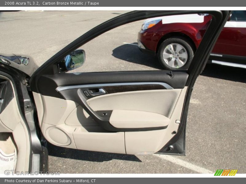 Carbon Bronze Metallic / Taupe 2008 Acura TL 3.2