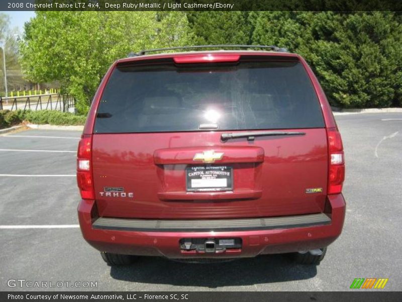 Deep Ruby Metallic / Light Cashmere/Ebony 2008 Chevrolet Tahoe LTZ 4x4