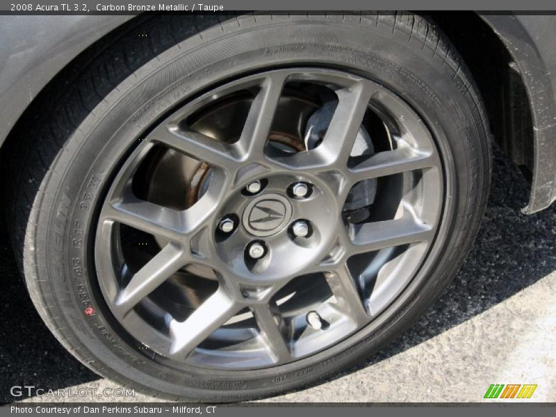 Carbon Bronze Metallic / Taupe 2008 Acura TL 3.2