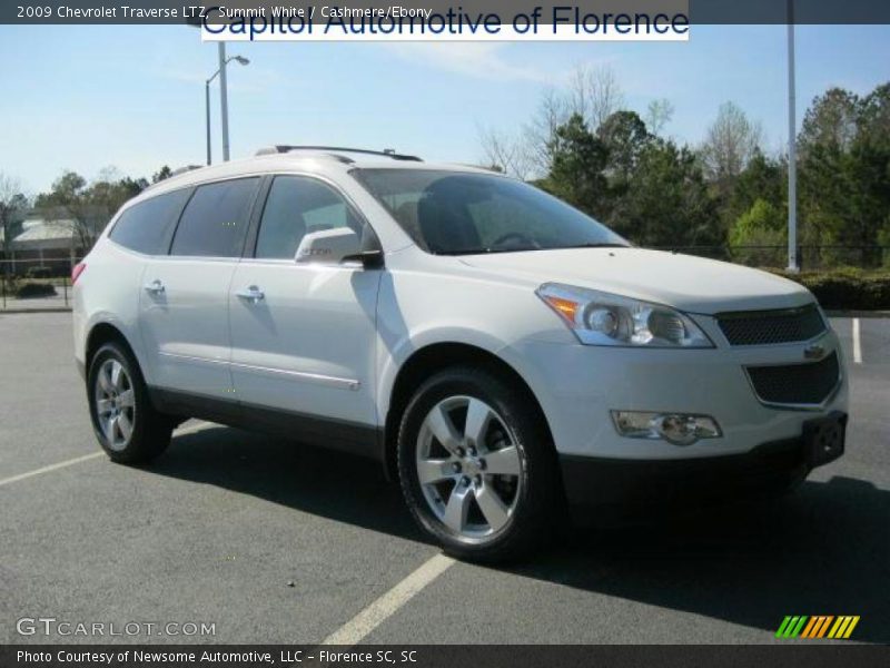 Summit White / Cashmere/Ebony 2009 Chevrolet Traverse LTZ
