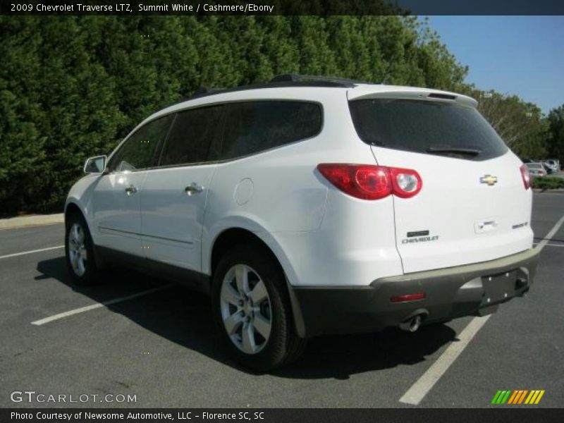 Summit White / Cashmere/Ebony 2009 Chevrolet Traverse LTZ