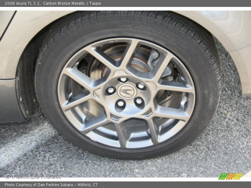 Carbon Bronze Metallic / Taupe 2008 Acura TL 3.2