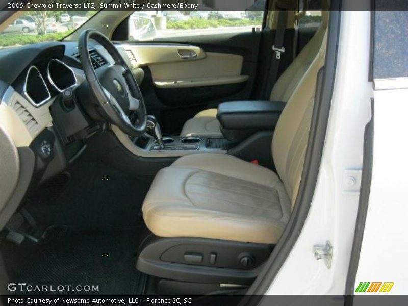 Summit White / Cashmere/Ebony 2009 Chevrolet Traverse LTZ