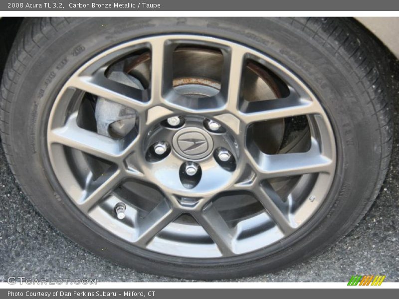 Carbon Bronze Metallic / Taupe 2008 Acura TL 3.2