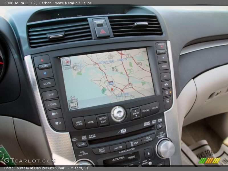 Carbon Bronze Metallic / Taupe 2008 Acura TL 3.2