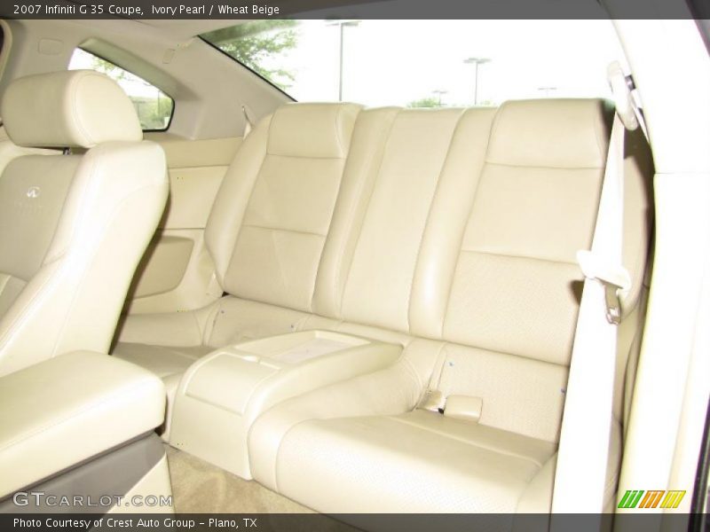 Ivory Pearl / Wheat Beige 2007 Infiniti G 35 Coupe
