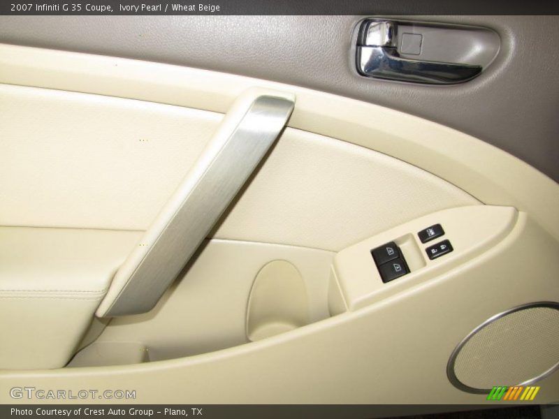 Ivory Pearl / Wheat Beige 2007 Infiniti G 35 Coupe
