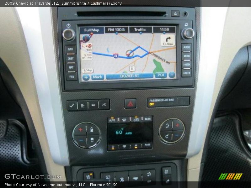 Summit White / Cashmere/Ebony 2009 Chevrolet Traverse LTZ