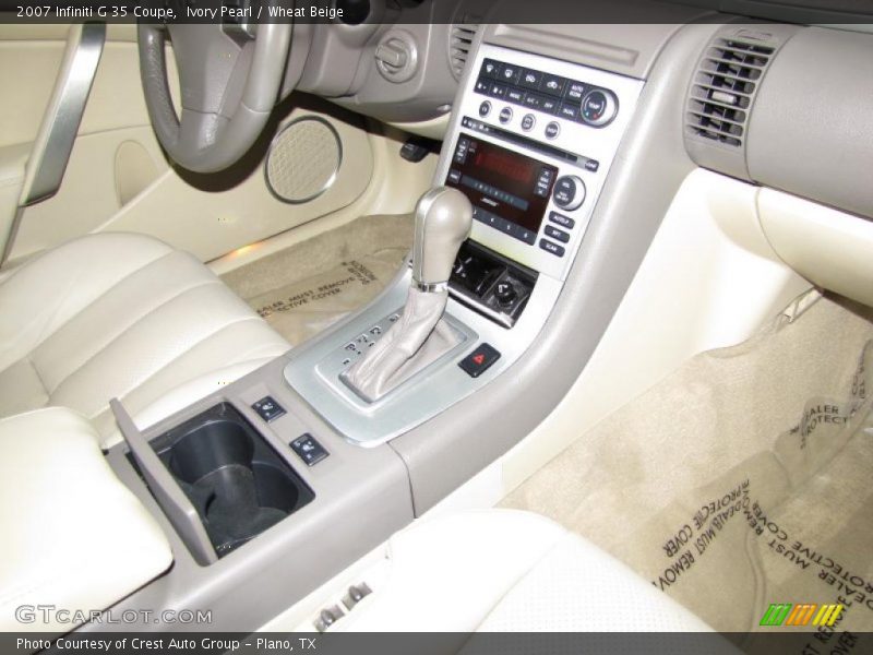 Ivory Pearl / Wheat Beige 2007 Infiniti G 35 Coupe