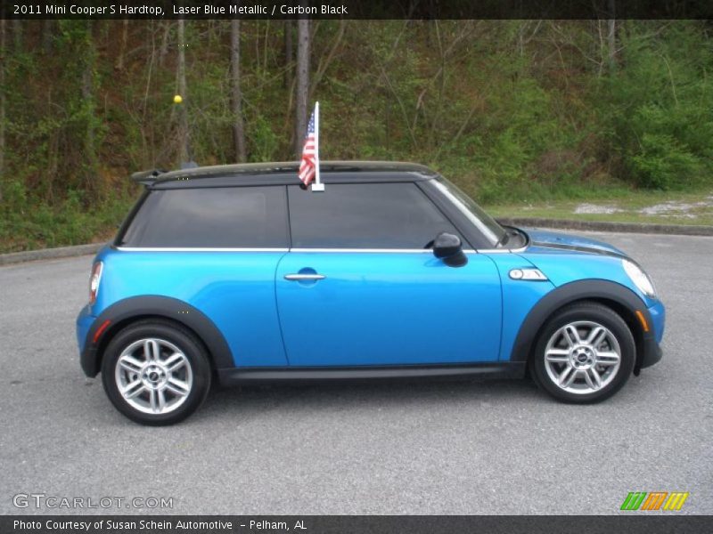 Laser Blue Metallic / Carbon Black 2011 Mini Cooper S Hardtop