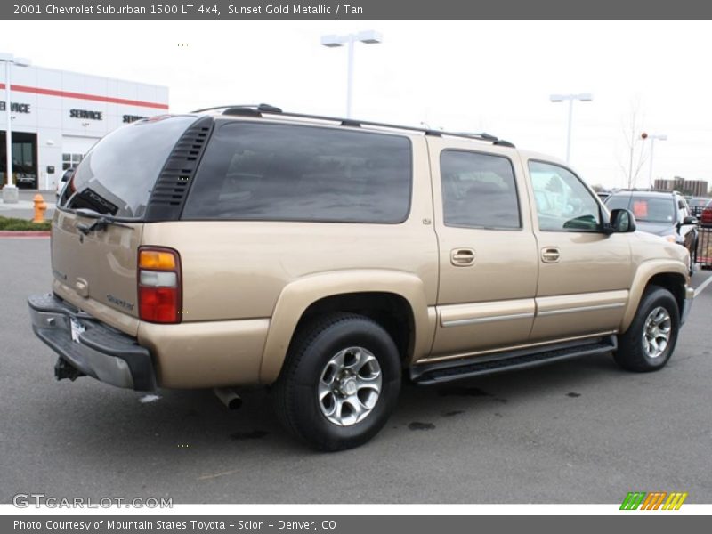  2001 Suburban 1500 LT 4x4 Sunset Gold Metallic