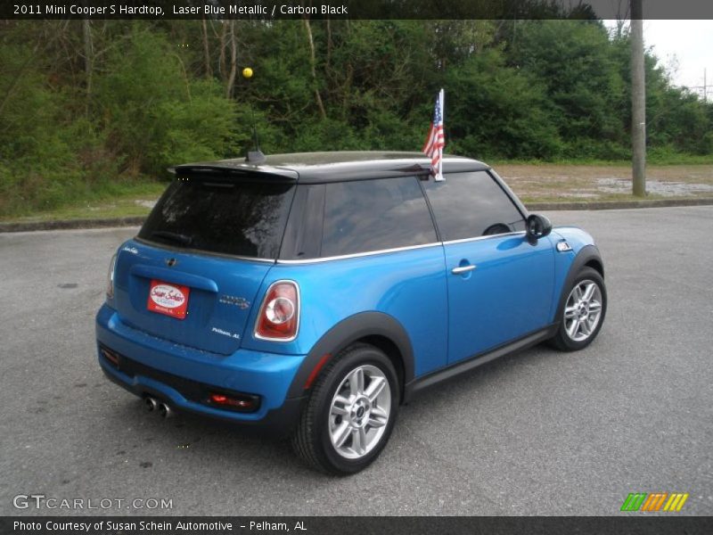 Laser Blue Metallic / Carbon Black 2011 Mini Cooper S Hardtop