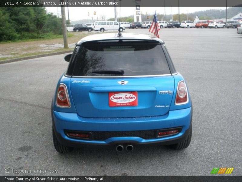 Laser Blue Metallic / Carbon Black 2011 Mini Cooper S Hardtop
