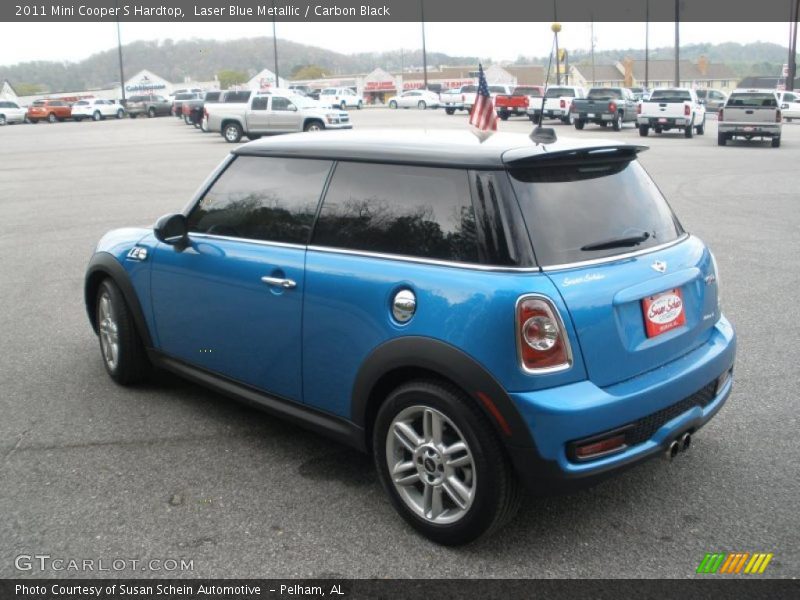 Laser Blue Metallic / Carbon Black 2011 Mini Cooper S Hardtop