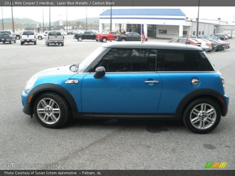 Laser Blue Metallic / Carbon Black 2011 Mini Cooper S Hardtop