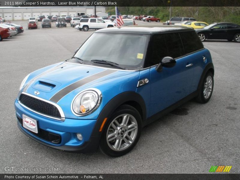 Laser Blue Metallic / Carbon Black 2011 Mini Cooper S Hardtop