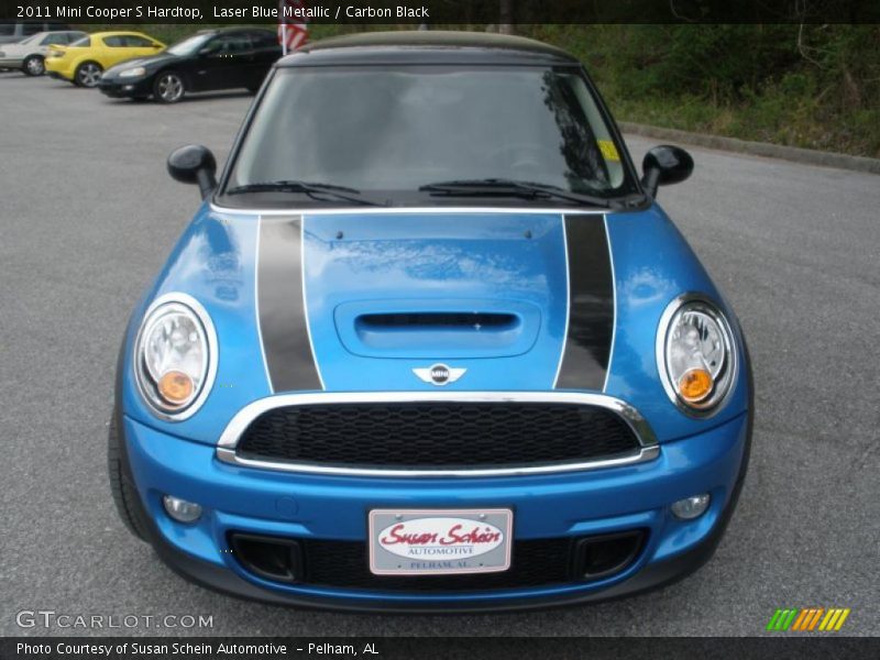 Laser Blue Metallic / Carbon Black 2011 Mini Cooper S Hardtop