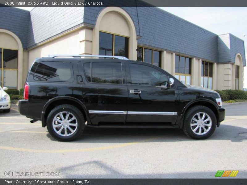 Liquid Onyx Black / Charcoal 2008 Infiniti QX 56 4WD