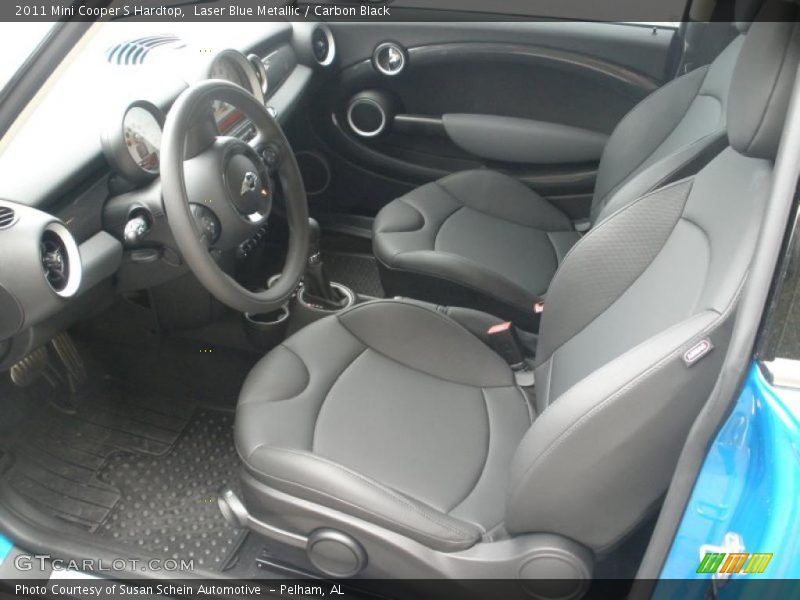 Laser Blue Metallic / Carbon Black 2011 Mini Cooper S Hardtop