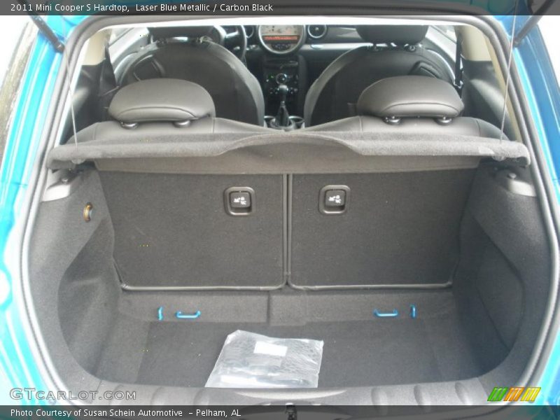 Laser Blue Metallic / Carbon Black 2011 Mini Cooper S Hardtop
