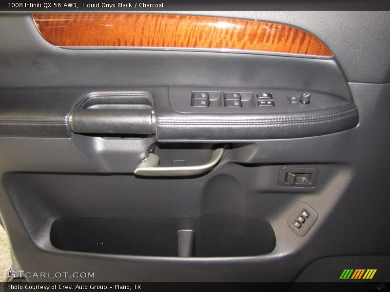 Liquid Onyx Black / Charcoal 2008 Infiniti QX 56 4WD