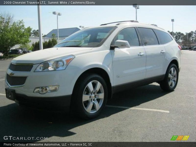 Summit White / Cashmere/Ebony 2009 Chevrolet Traverse LTZ