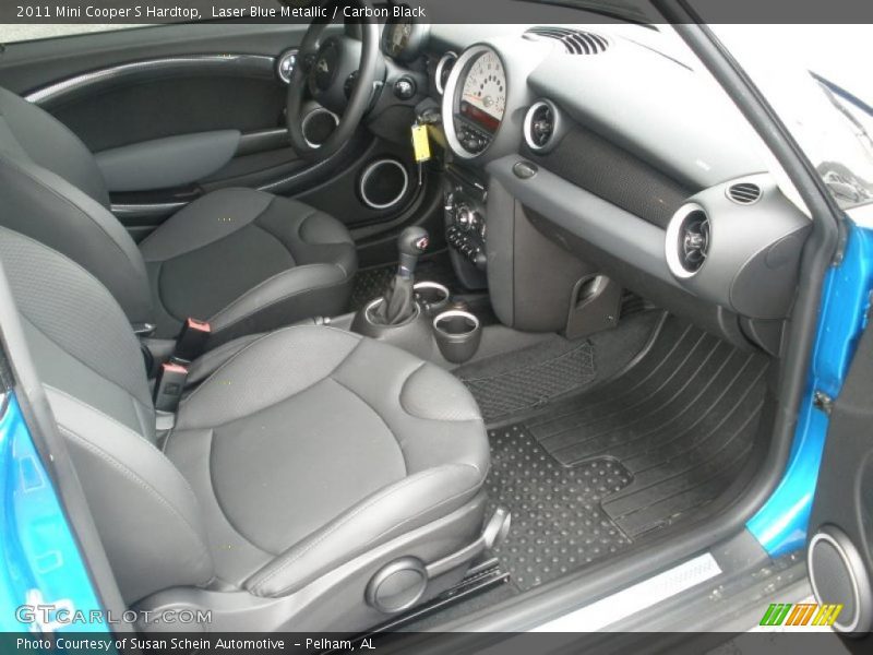 Laser Blue Metallic / Carbon Black 2011 Mini Cooper S Hardtop