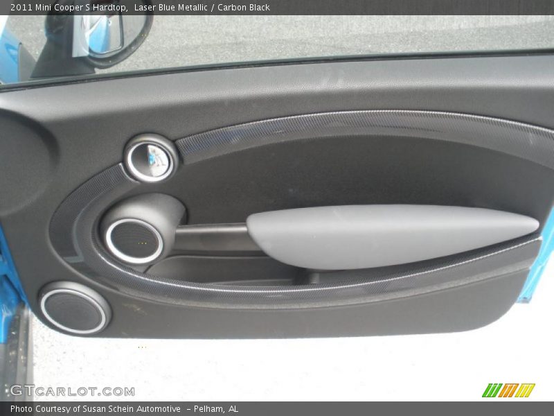 Laser Blue Metallic / Carbon Black 2011 Mini Cooper S Hardtop