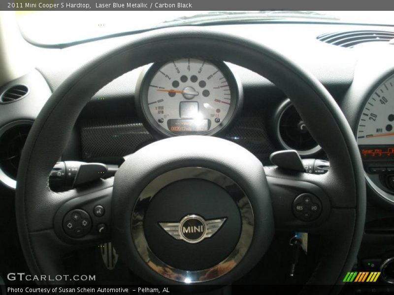 Laser Blue Metallic / Carbon Black 2011 Mini Cooper S Hardtop