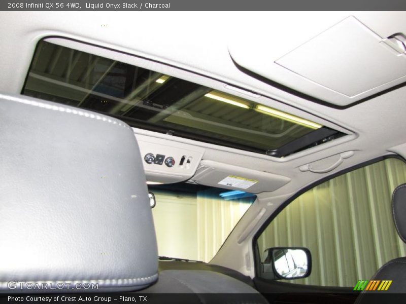 Liquid Onyx Black / Charcoal 2008 Infiniti QX 56 4WD