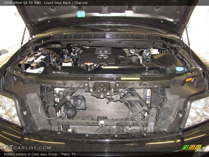 Liquid Onyx Black / Charcoal 2008 Infiniti QX 56 4WD