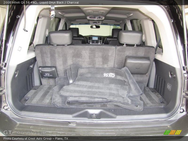 Liquid Onyx Black / Charcoal 2008 Infiniti QX 56 4WD