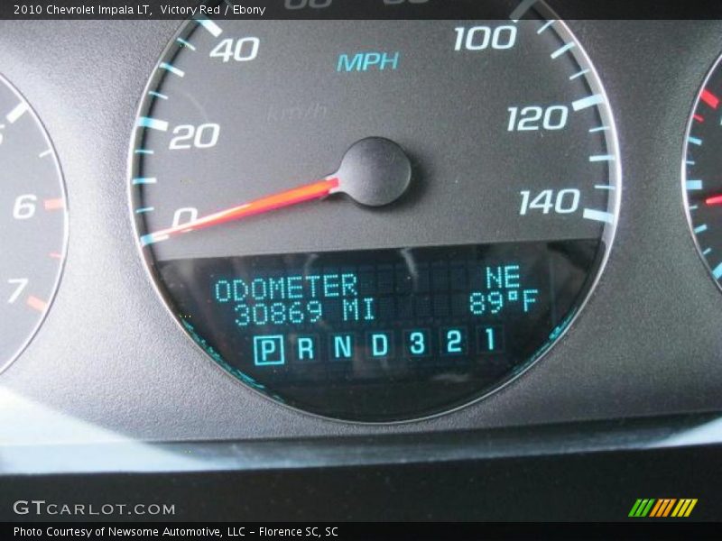 Victory Red / Ebony 2010 Chevrolet Impala LT