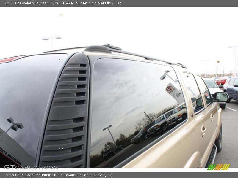 Sunset Gold Metallic / Tan 2001 Chevrolet Suburban 1500 LT 4x4