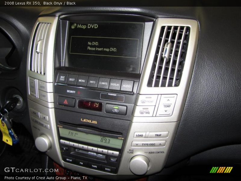Black Onyx / Black 2008 Lexus RX 350