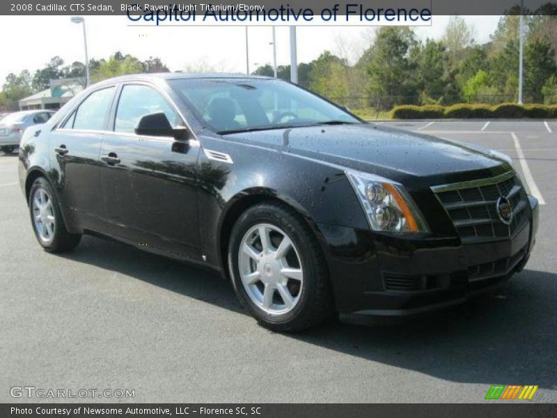 Black Raven / Light Titanium/Ebony 2008 Cadillac CTS Sedan