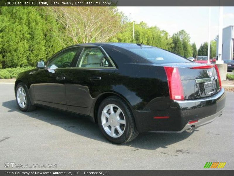 Black Raven / Light Titanium/Ebony 2008 Cadillac CTS Sedan