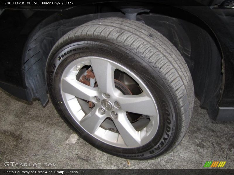 Black Onyx / Black 2008 Lexus RX 350