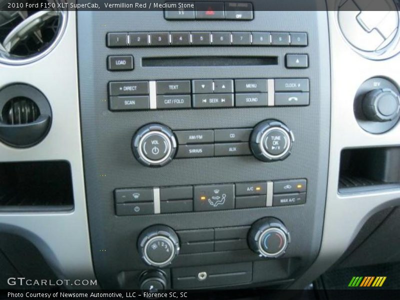 Vermillion Red / Medium Stone 2010 Ford F150 XLT SuperCab