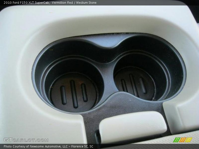 Vermillion Red / Medium Stone 2010 Ford F150 XLT SuperCab