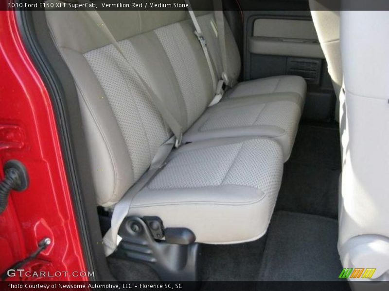 Vermillion Red / Medium Stone 2010 Ford F150 XLT SuperCab