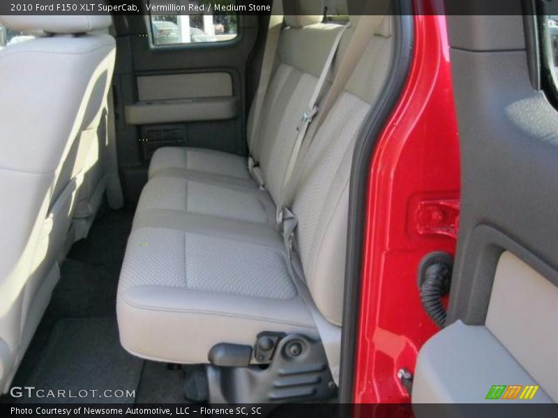 Vermillion Red / Medium Stone 2010 Ford F150 XLT SuperCab