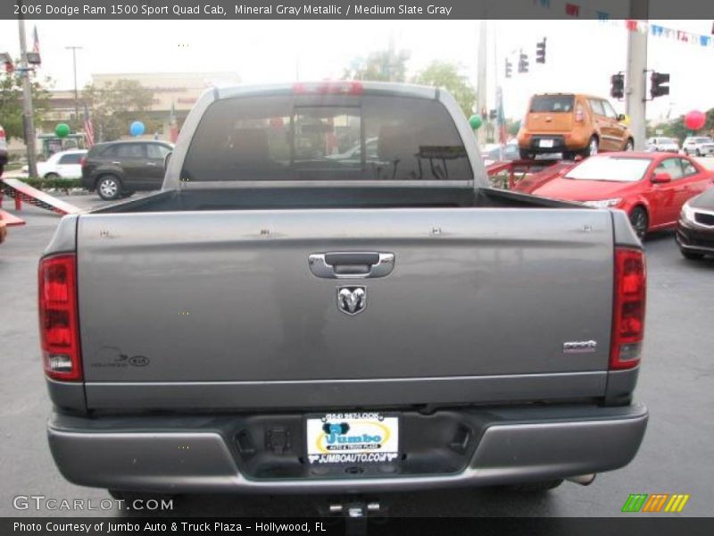 Mineral Gray Metallic / Medium Slate Gray 2006 Dodge Ram 1500 Sport Quad Cab