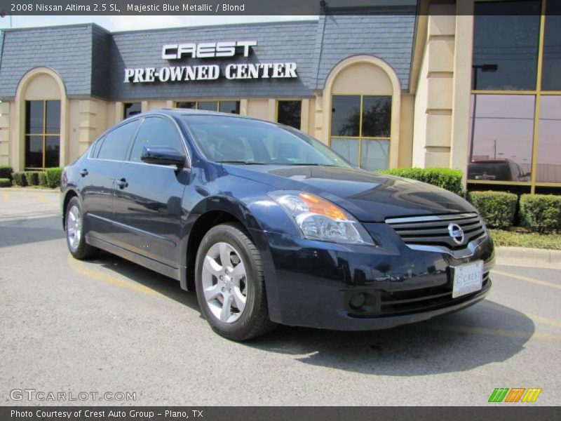 Majestic Blue Metallic / Blond 2008 Nissan Altima 2.5 SL
