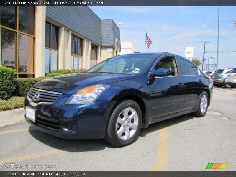 Majestic Blue Metallic / Blond 2008 Nissan Altima 2.5 SL